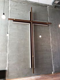 Kirken i Ørestad ligger i "8 - tallet", Robert Jacobsens Vej 72 B, st.