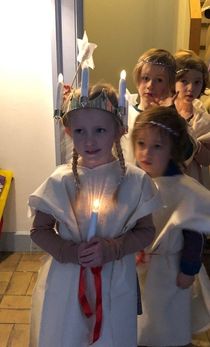 Luciaoptog og minikoncert dec. 2019